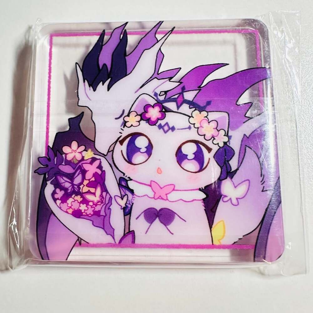Castorice Kitty Honkai Star Rail Acrylic Block